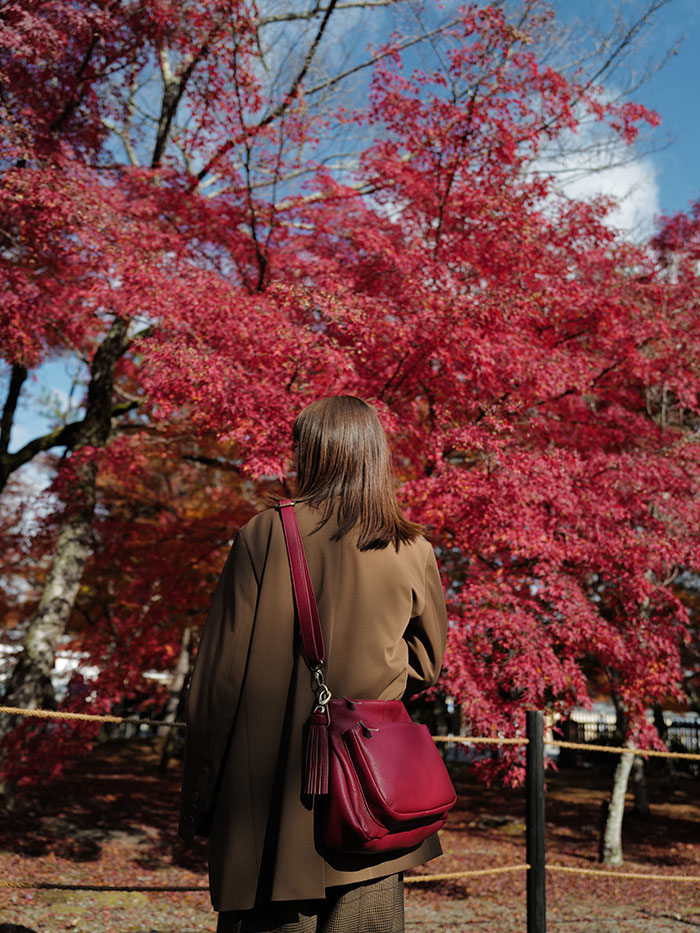 天龍寺 参道 バッグ
