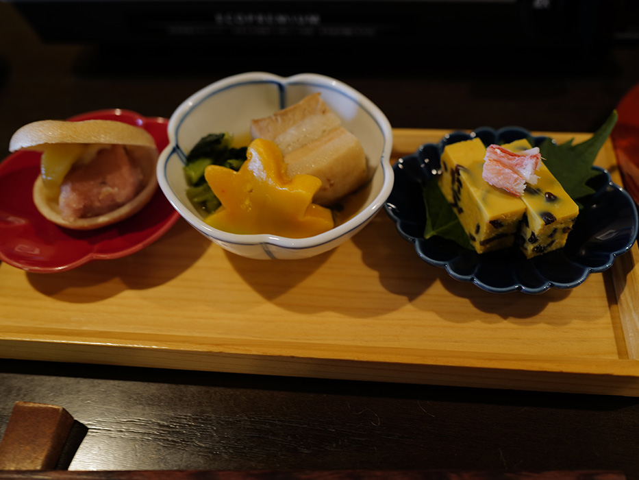 豆腐料理 盛り付け 秋の京都 嵐山