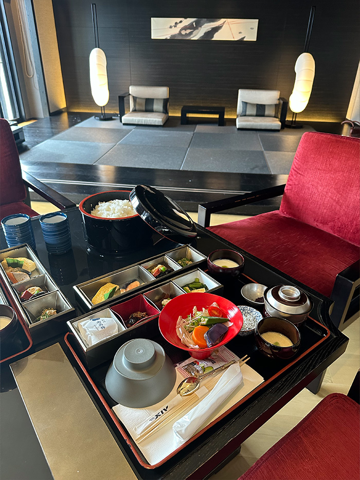 有馬温泉のホテルでお部屋でいただいた和朝食