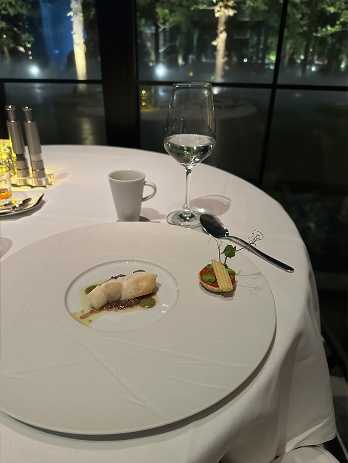 ホテルのイタリアンディナーで楽しんだ料理